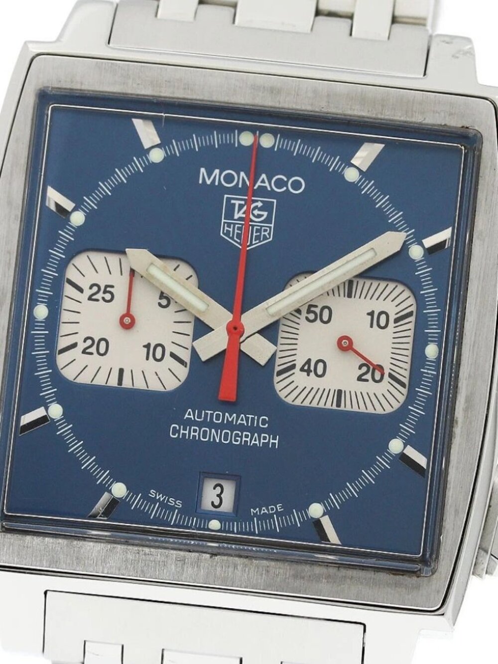 TAG HEUER Monaco CW2113.BA0780 Chronograph Automatic Men's Watch_959602